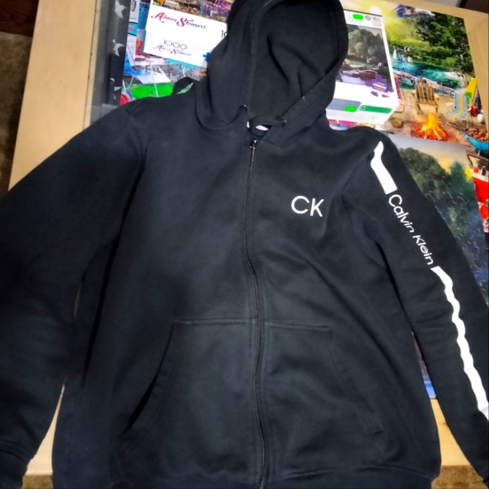Calvin Klein zip up hoodie